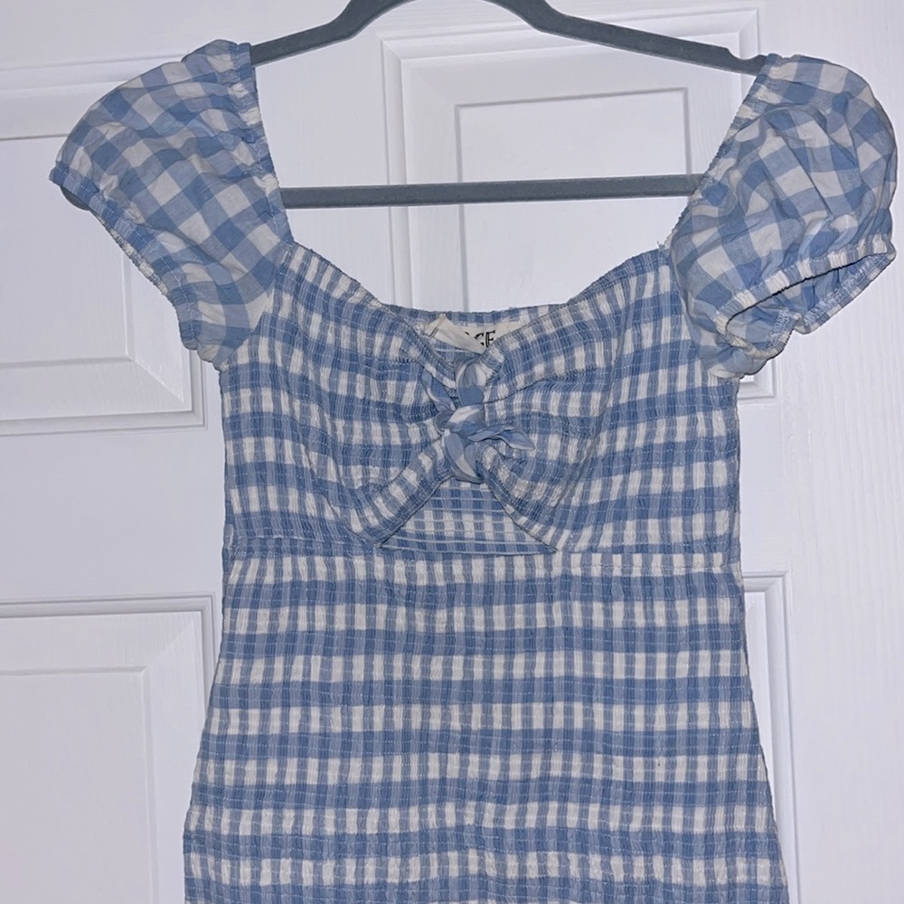 Cage Bodycone gingham print dress